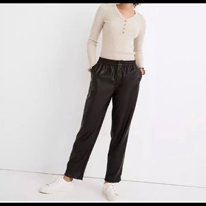 Madewell leather pants